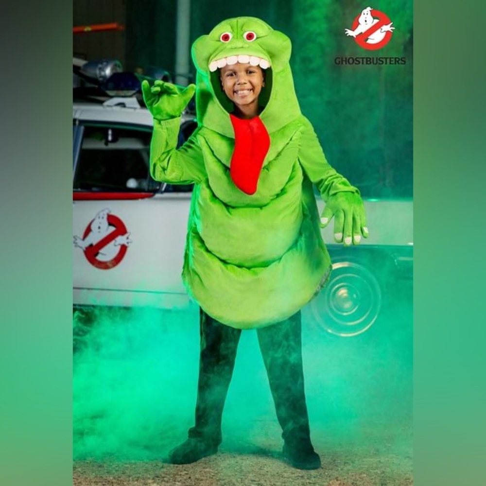 HalloweenCostumes.com Ghostbusters Slimer Costume for Kids